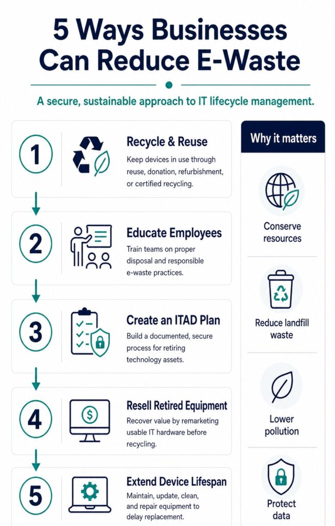 Steps Businesses Can Take To Reduce E-Waste